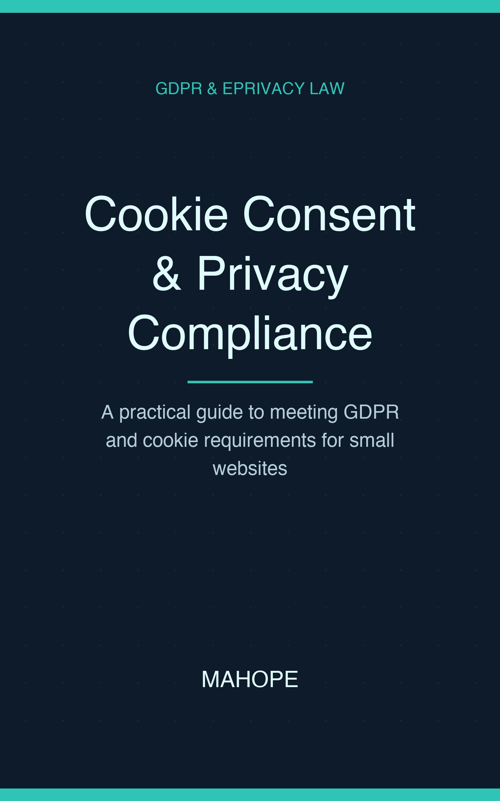 Cookie Consent & Privacy Compliance — book cover