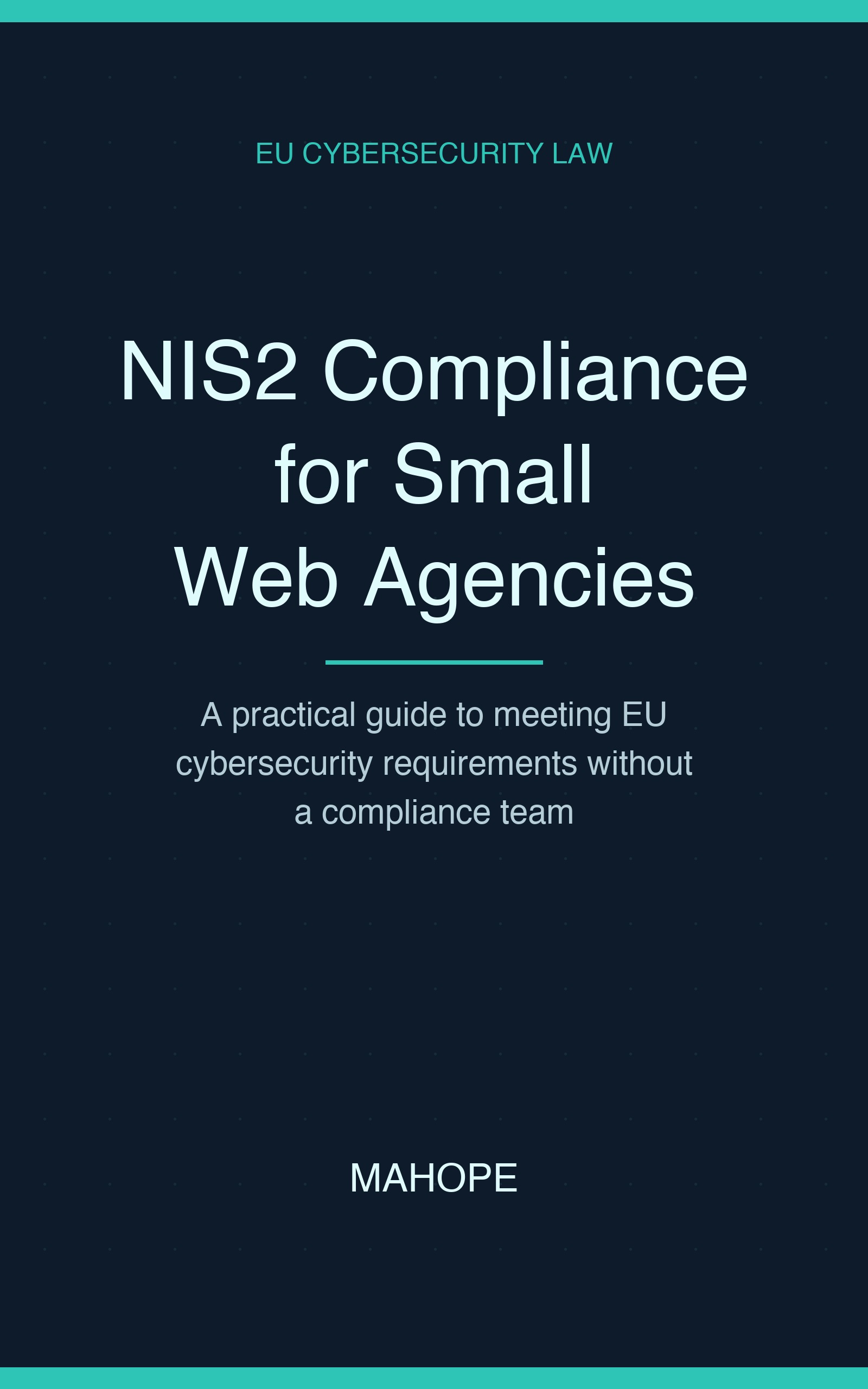 NIS2 Compliance for Small Web Agencies — book cover